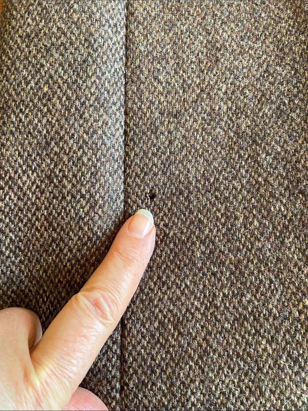 Hart Schaffner Marx Heavyweight Wool Tweed Duster with Full Satin Lining. M - Picture 10 of 13